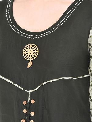 Criss-cross Dori a-line kurta - 15616752 - Standard Image - 4