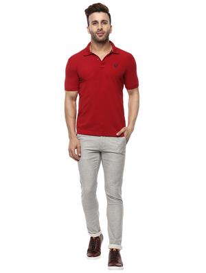 red cotton polo t-shirt - 15619676 - Standard Image - 4