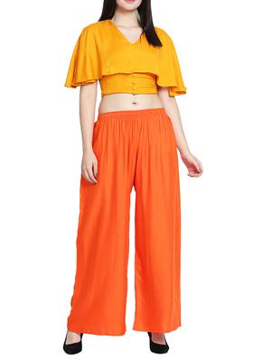 Solid flared palazzo - 15620005 - Standard Image - 4
