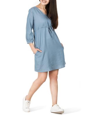 drawstring detail a-line dress - 15620616 - Standard Image - 4