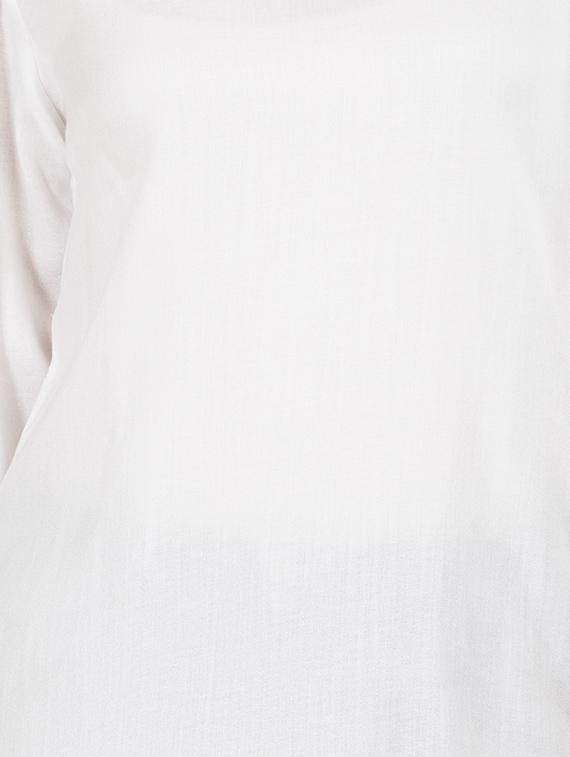 pleat detail sleeve top - 15620627 - Zoom Image - 4