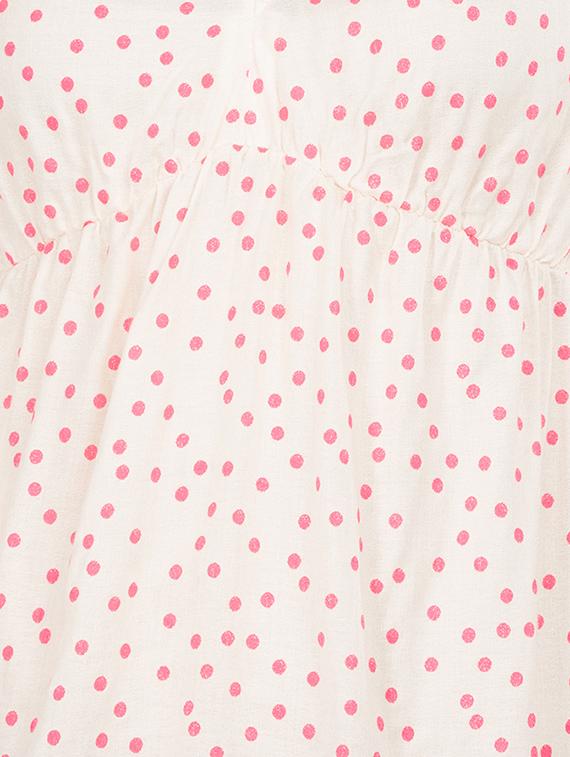 v neck gathered detail top - 15620631 - Zoom Image - 4