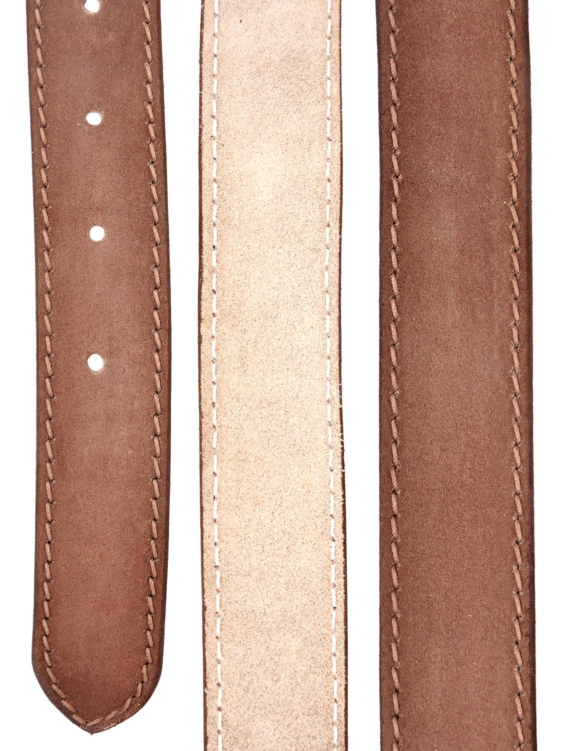brown leather belt - 15620753 - Zoom Image - 4