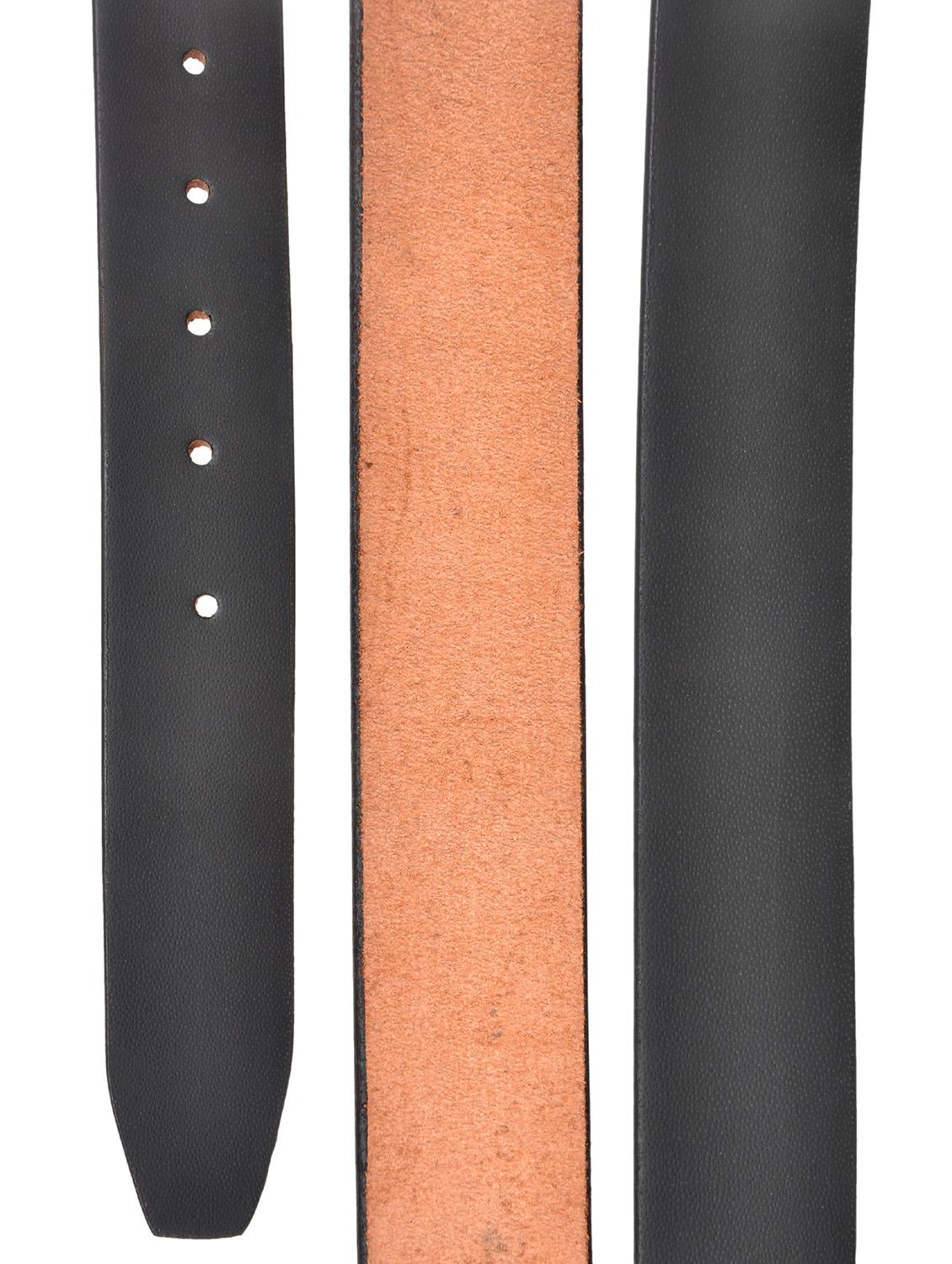 black leather belt - 15620757 - Zoom Image - 4