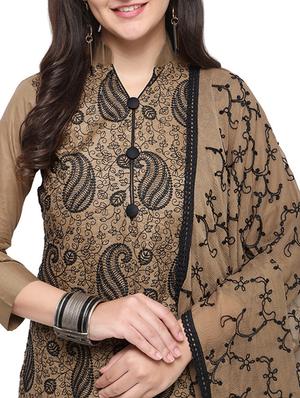 Embroidered unstitched pant suit - 15620835 - Standard Image - 4