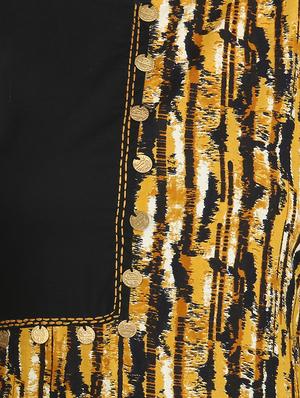 Printed a-line kurta with tassels - 15620863 - Standard Image - 4