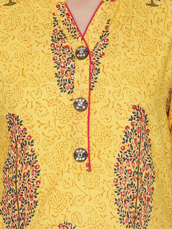 Printed straight kurta - 15620865 - Zoom Image - 4