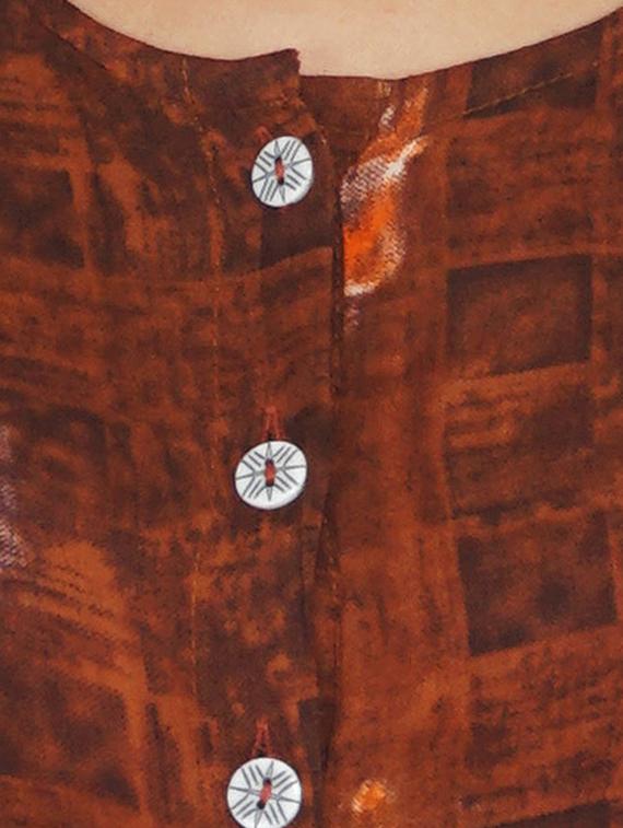 button detail full length jumpsuit - 15620883 - Zoom Image - 4
