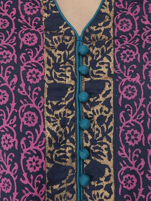 A-line block print kurta - 15621078 - Standard Image - 4