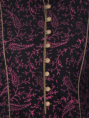 A-line block print princess line kurta - 15621079 - Standard Image - 4
