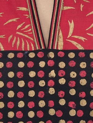 Block print straight kurta - 15621082 - Standard Image - 4