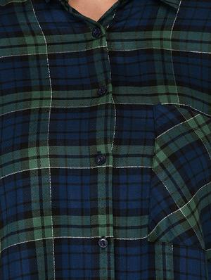pocket patch checkered tunic - 15621195 - Standard Image - 4