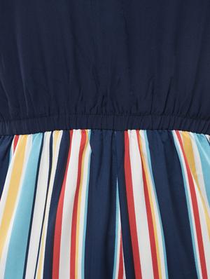 striped full leg jumpsuit - 15621235 - Standard Image - 4