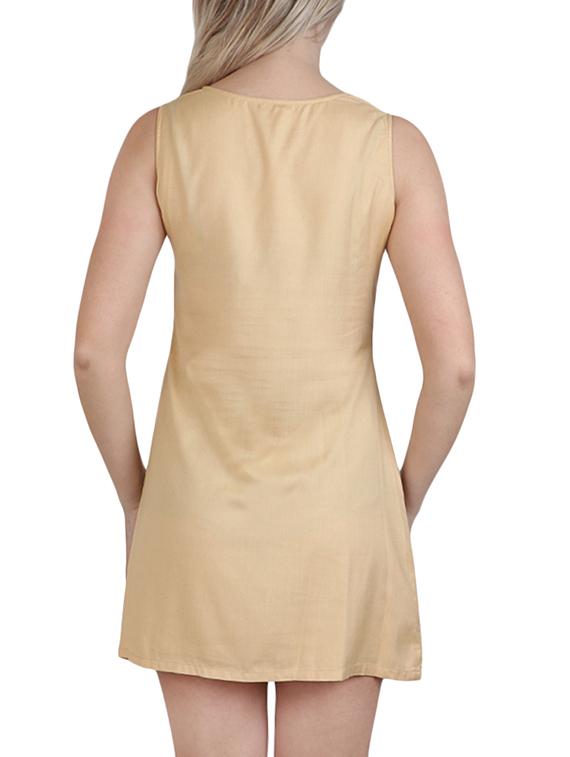 round neck a-line dress - 15621342 - Zoom Image - 4
