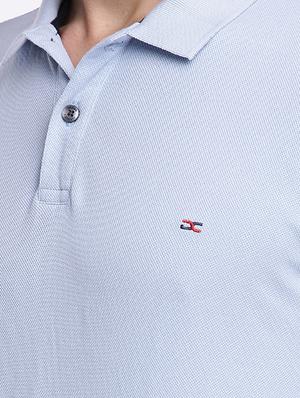 blue cotton polo t-shirt - 15621453 - Standard Image - 4