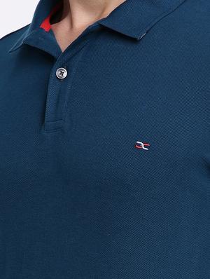 blue cotton polo t-shirt - 15621456 - Standard Image - 4