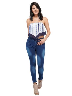 mid rise stone washed jeans - 15621496 - Standard Image - 4