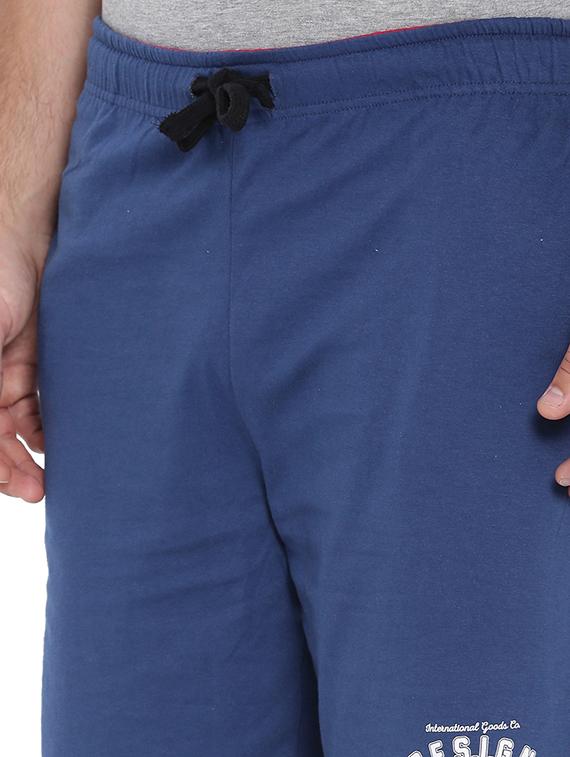 blue cotton shorts - 15621597 - Zoom Image - 4