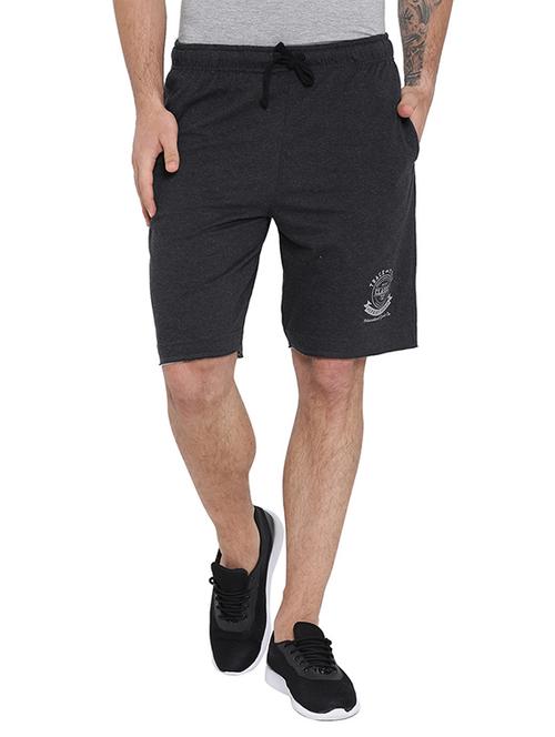 black cotton shorts - 15621600 - Standard Image - 1