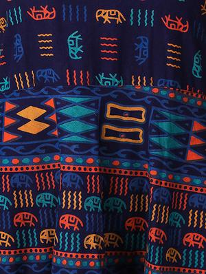Printed a-line dress - 15621606 - Standard Image - 4