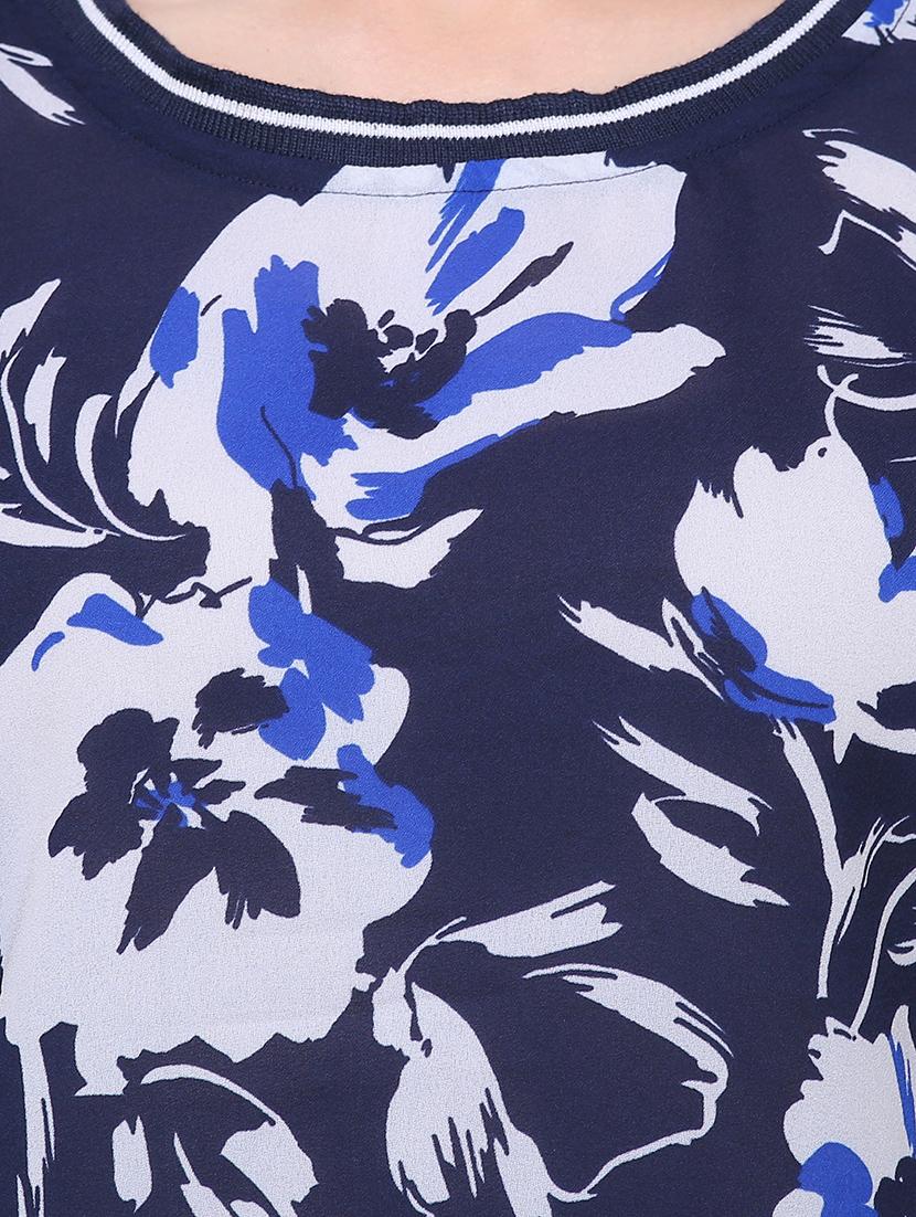 short sleeved floral top - 15621612 - Zoom Image - 4