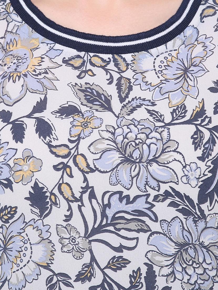 short sleeved floral top - 15621613 - Zoom Image - 4