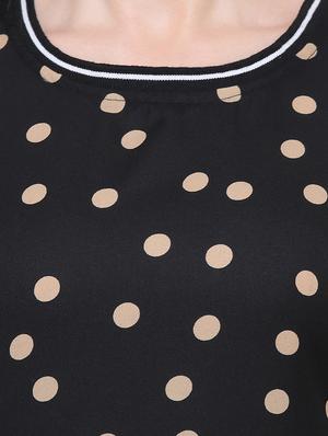 short sleeved polka dots top - 15621614 - Standard Image - 4