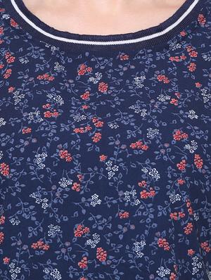 short sleeved ditsy floral top - 15621615 - Standard Image - 4