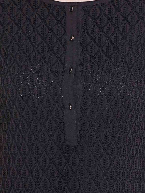 Embroidered straight kurta - 15621843 - Zoom Image - 4