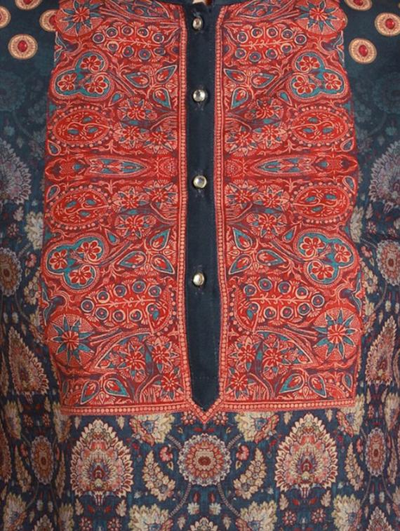 Straight printed kurta - 15621852 - Zoom Image - 4