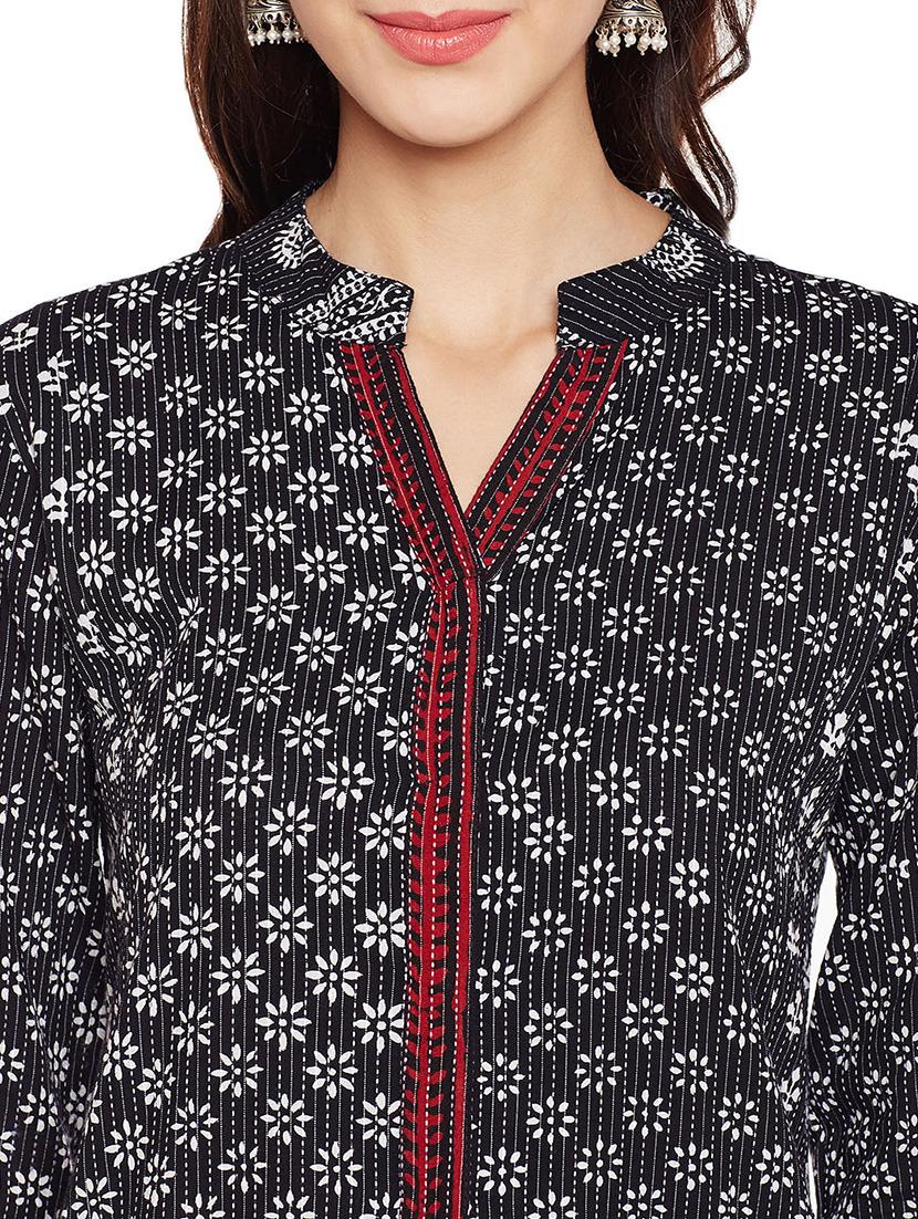Straight printed kurta - 15622377 - Zoom Image - 4