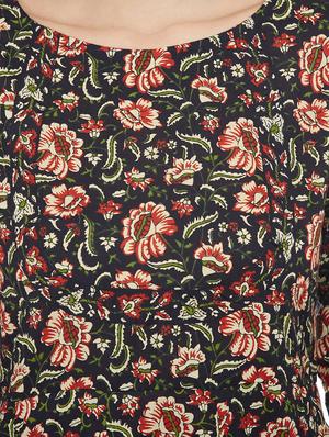 A-line printed kurta - 15622380 - Standard Image - 4
