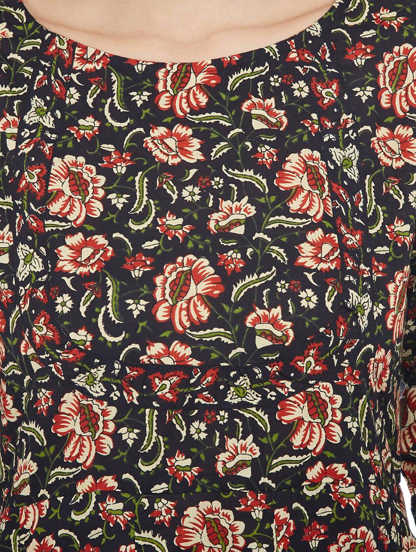 A-line printed kurta - 15622380 - Zoom Image - 4