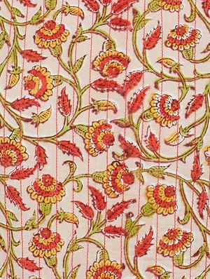 Straight printed piping kurta - 15622409 - Standard Image - 4
