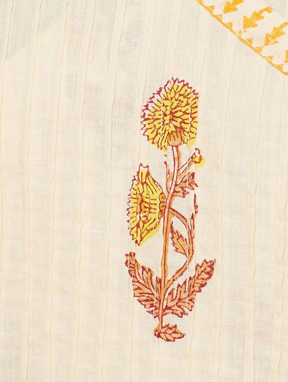 Angrakha printed kurta - 15622410 - Zoom Image - 4
