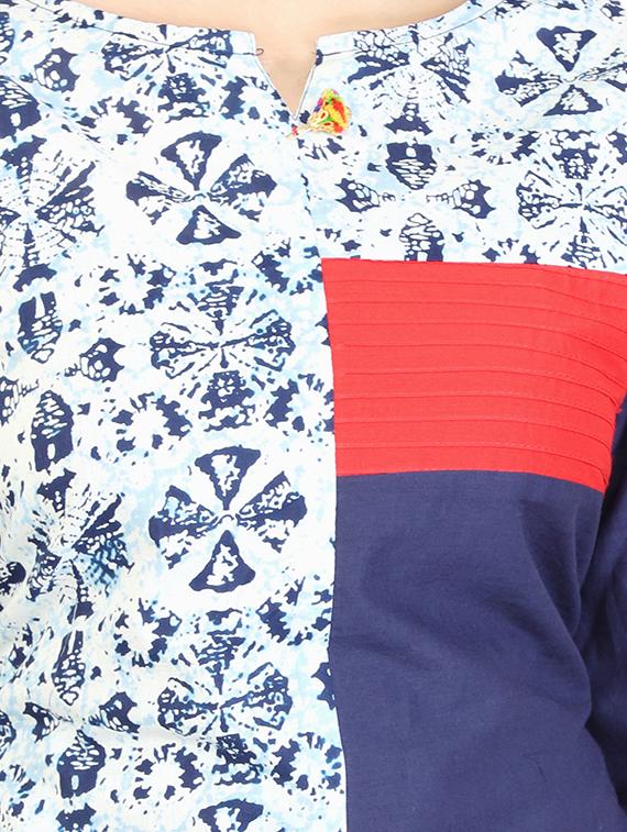 Printed straight kurta - 15622633 - Zoom Image - 4