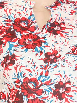 Printed straight kurta - 15622637 - Standard Image - 4