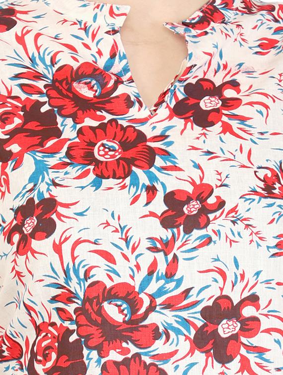 Printed straight kurta - 15622637 - Zoom Image - 4