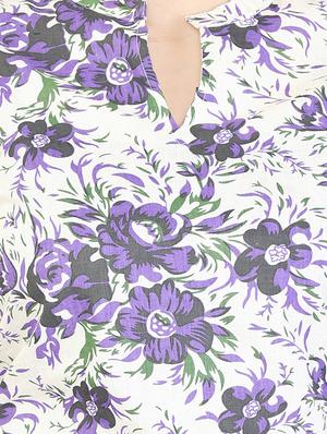 Floral Printed straight kurta - 15622639 - Standard Image - 4