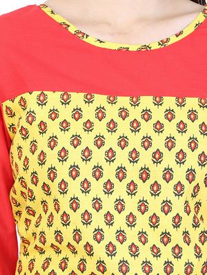 Printed straight kurta - 15622646 - Standard Image - 4