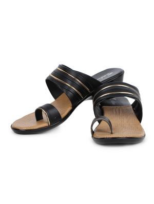 black one toe wedges - 15623428 - Standard Image - 4