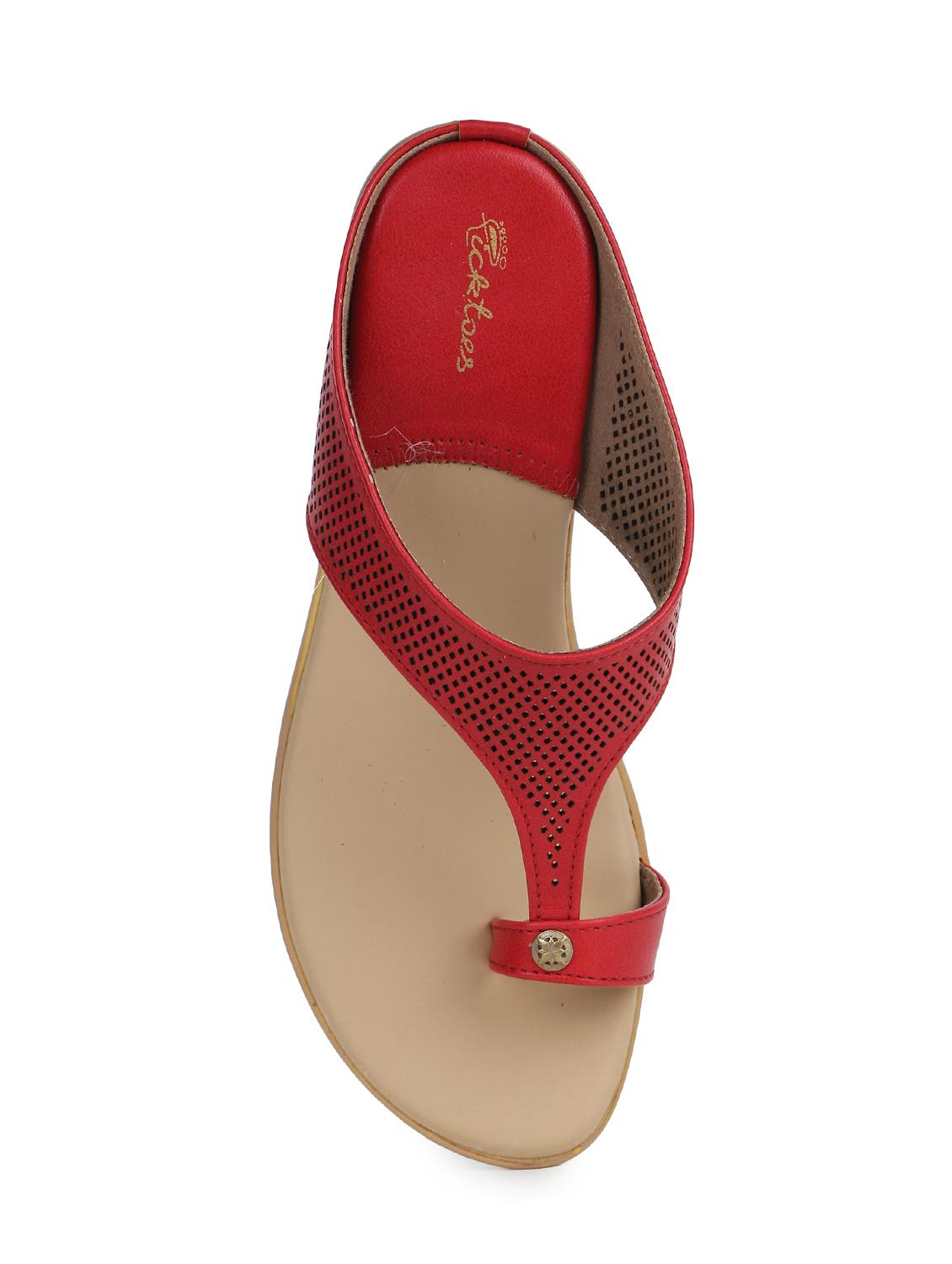 red one toe wedges - 15623443 - Zoom Image - 4