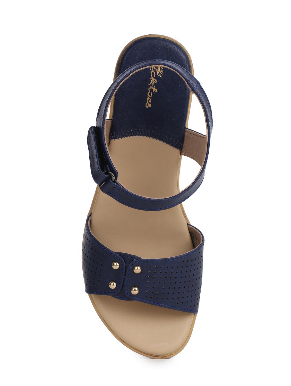 navy back strap wedges - 15623446 - Zoom Image - 4