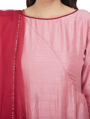 Solid stitched flared suit - 15623542 - Standard Image - 4