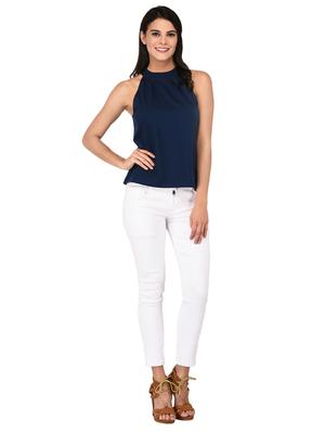 gathered detail mock neck top - 15623568 - Standard Image - 4