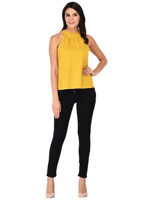 gathered detail mock neck top - 15623569 - Standard Image - 4