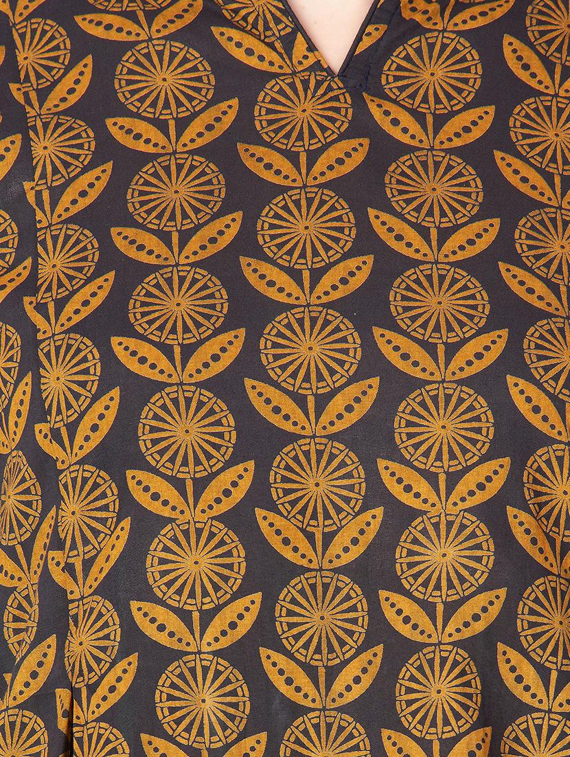 printed kurta with palazzo set - 15625295 - Zoom Image - 4