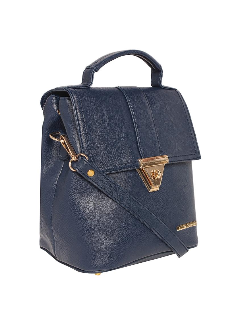 blue leatherette (pu) fashion backpack - 15625752 - Zoom Image - 4