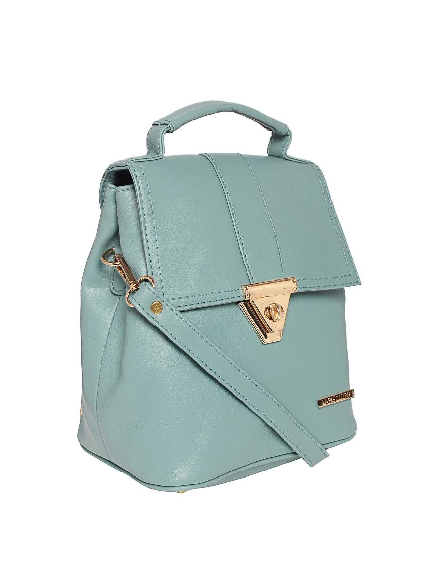 blue leatherette (pu) fashion backpack - 15625753 - Zoom Image - 4