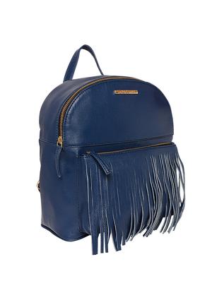 blue leatherette (pu) fashion backpack - 15625758 - Standard Image - 4